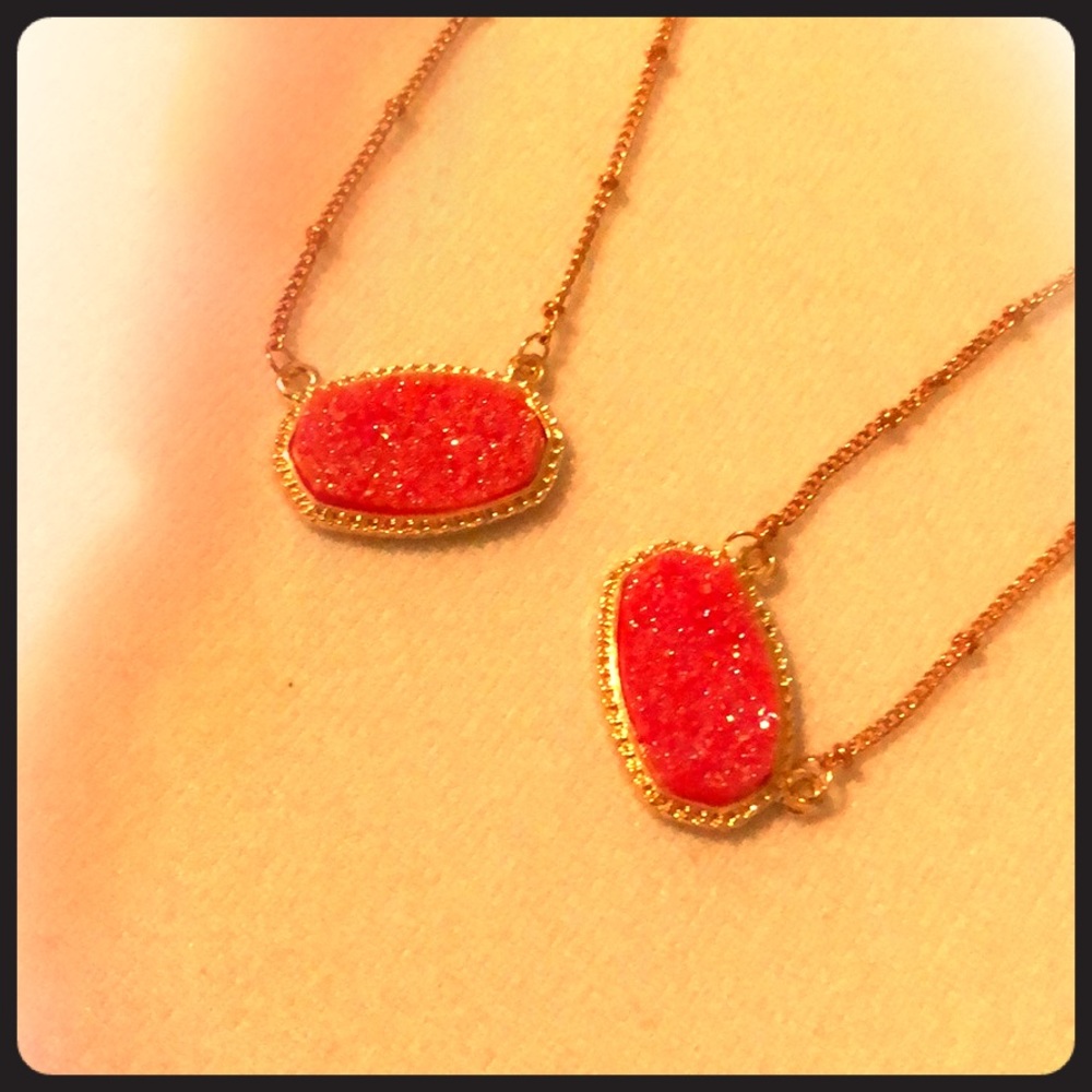 HOST PICK 11/7! 💕Pink Druzy Necklace💕